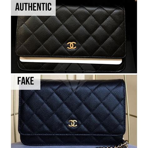 chanel wallet fake vs real|authentic chanel wallet on chain.